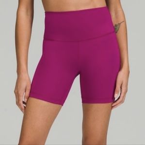 Lululemon Wunder Train Biker Shorts 6" Size 12